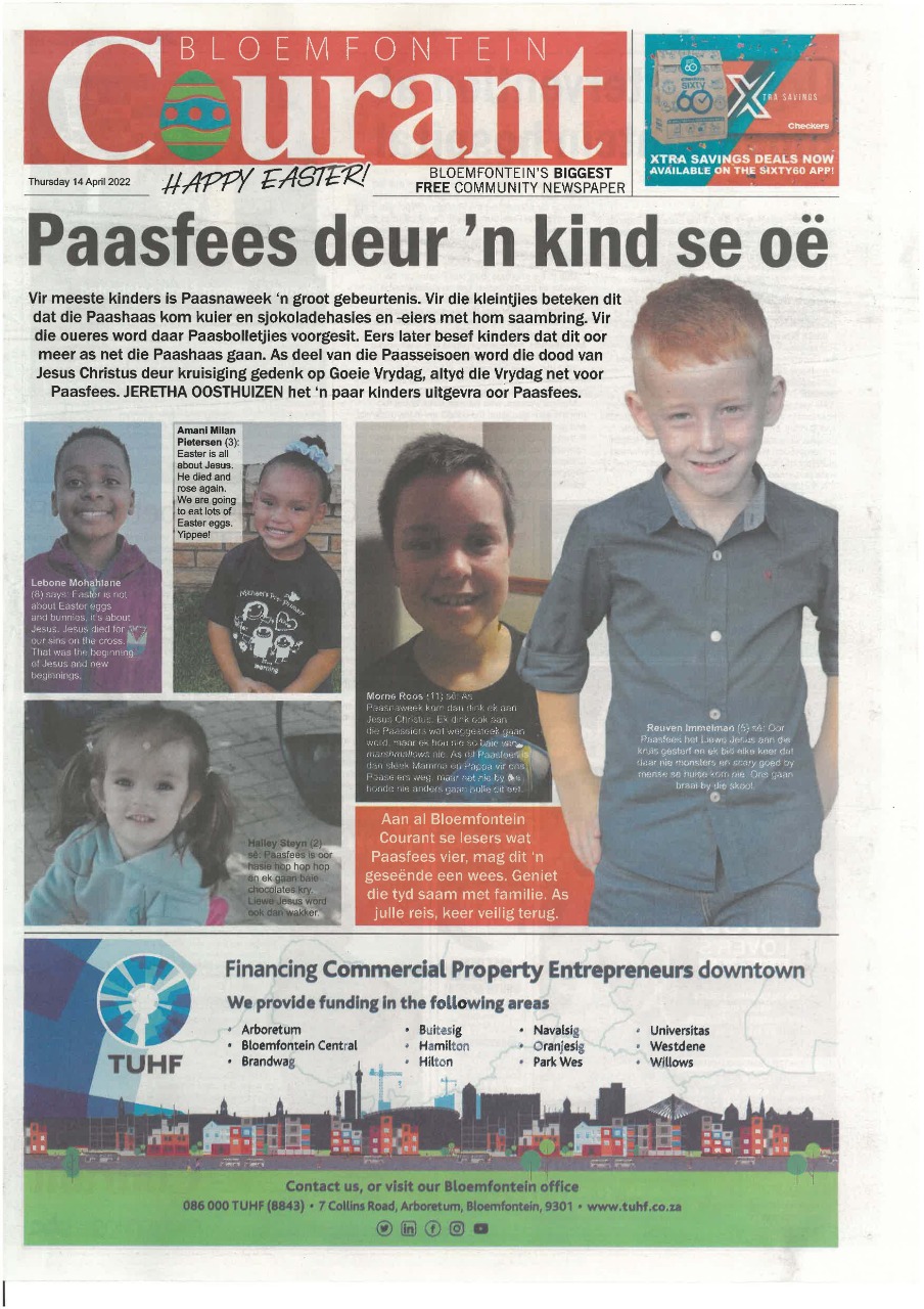 Bloemfontein Courant Article